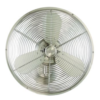 Craftmade 14" Bellows IV Wall Fan in Brushed Polished Nickel