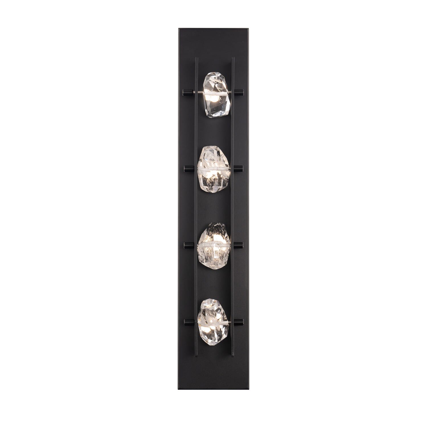 Strata LED Outdoor Wall Sconce in Black