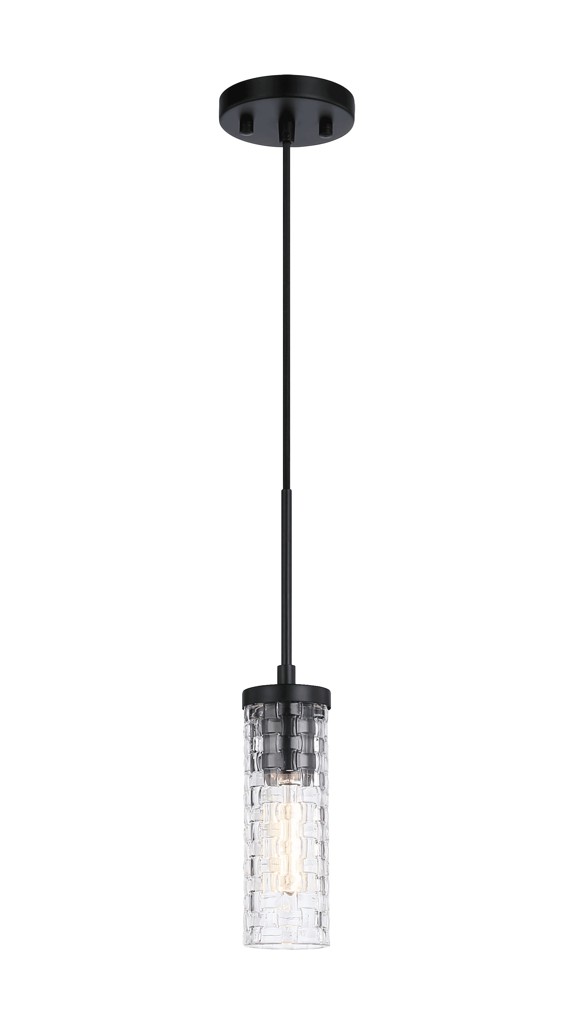 Weaver 1-Light Pendants in Black