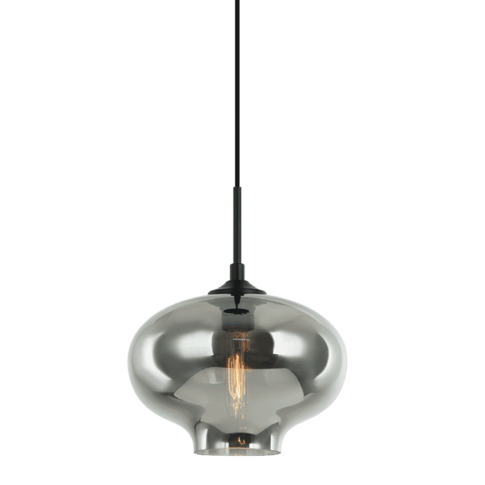 Matteo Irresistible Organic Charm 1-Light Pendant Light In Smoke Matteo Irresistible Organic Charm 1-Light Pendant Light In Smoke