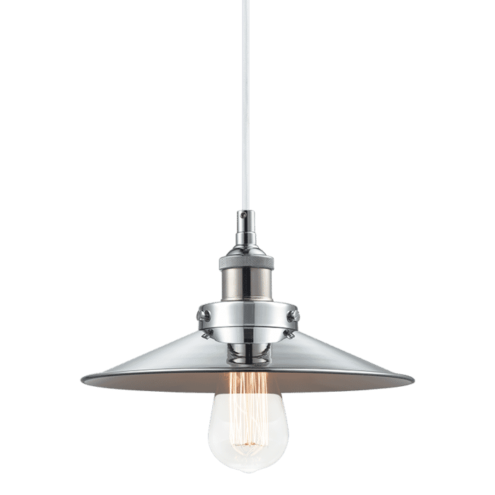 Matteo Bulstrode'S Workshop 1-Light Pendant Light In Chrome Matteo Bulstrode'S Workshop 1-Light Pendant Light In Chrome