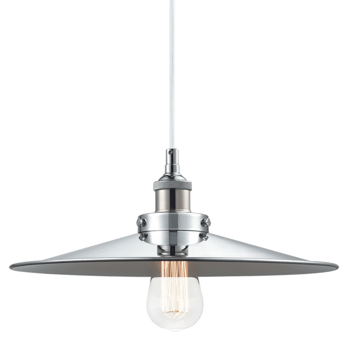 Matteo Bulstrode'S Workshop 1-Light Pendant Light In Chrome Matteo Bulstrode'S Workshop 1-Light Pendant Light In Chrome