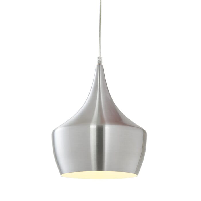 Matteo Mulinare Collections 1-Light Pendant Light In Brushed Nickel Matteo Mulinare Collections 1-Light Pendant Light In Brushed Nickel