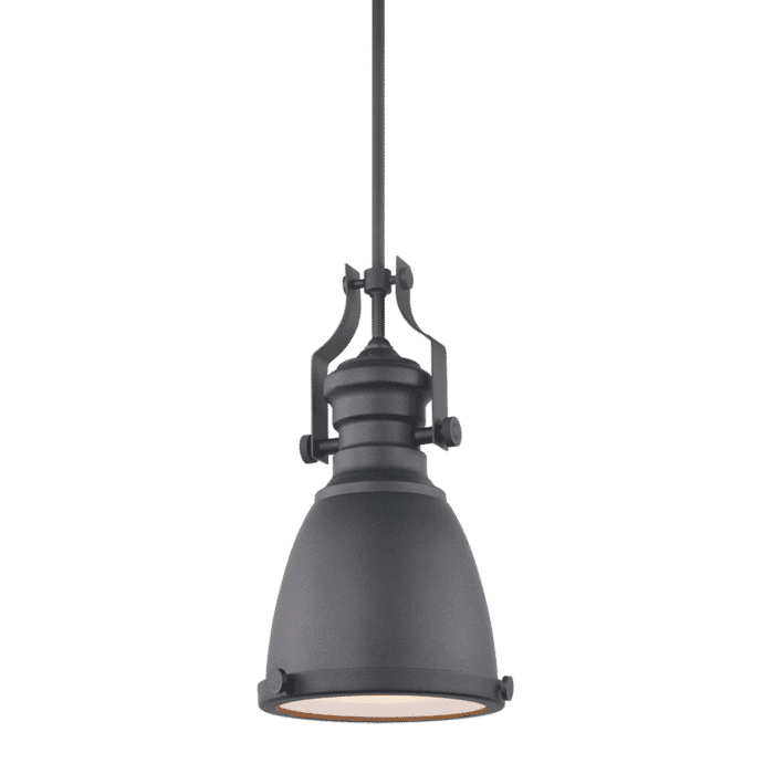 Matteo Cresswell Series 1-Light Pendant Light In Matte Black Matteo Cresswell Series 1-Light Pendant Light In Matte Black