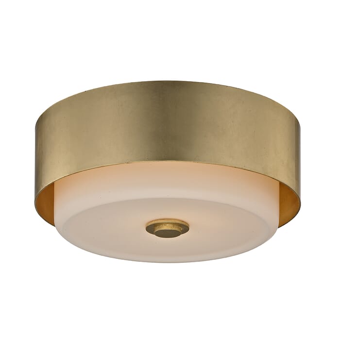 Troy Allure 2-Light Ceiling Light in Gold Leaf Troy Allure 2-Light Ceiling Light in Gold Leaf