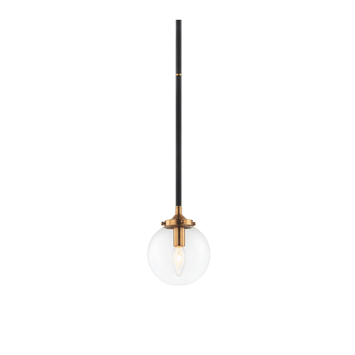 Matteo Particles 1-Light Pendant Light In Aged Gold Brass Matteo Particles 1-Light Pendant Light In Aged Gold Brass