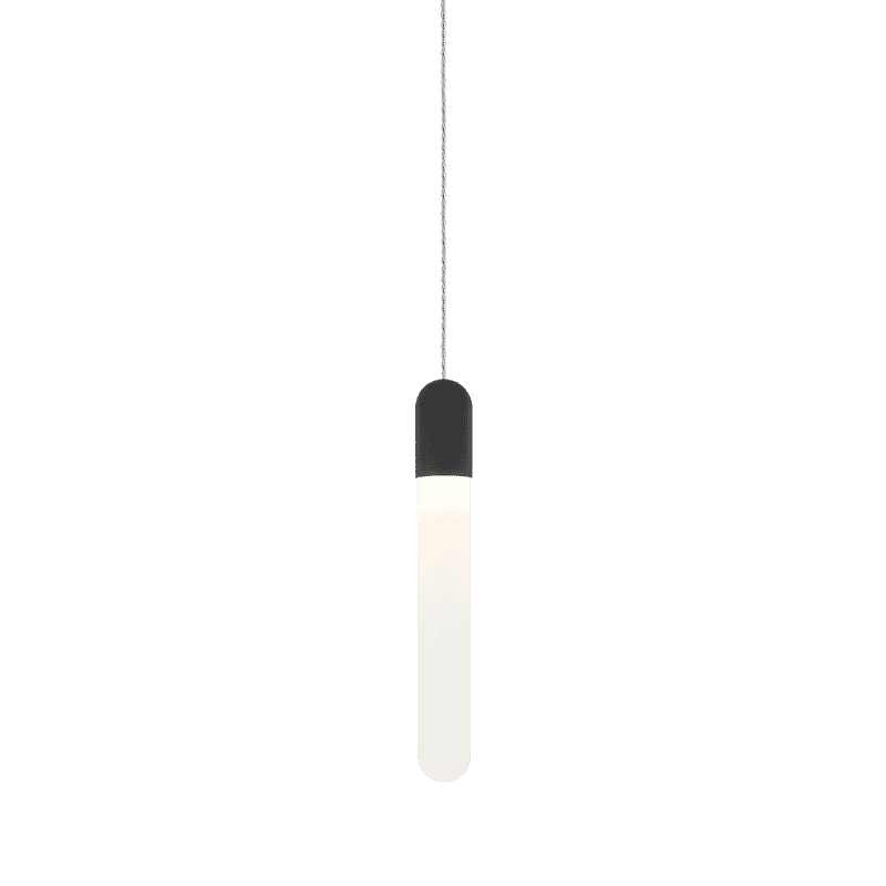 Matte Black LED Pendant from the Aydin Collection