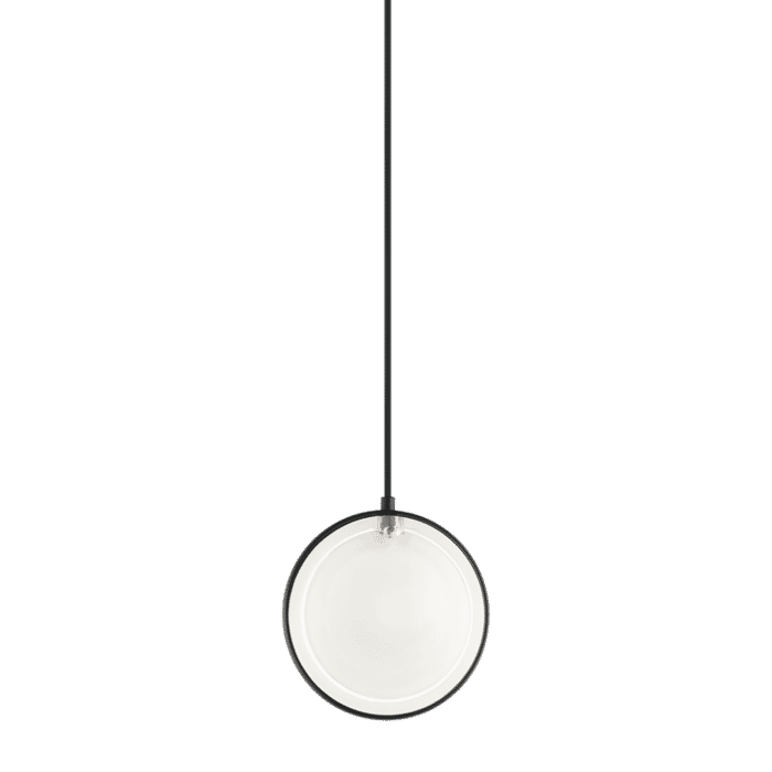 Matteo Chatoyant 1-Light Pendant Light In Matte Black Matteo Chatoyant 1-Light Pendant Light In Matte Black