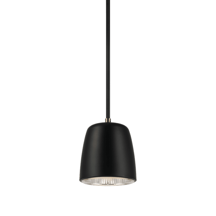 Matteo Luca 1-Light Pendant Light In Black Matteo Luca 1-Light Pendant Light In Black