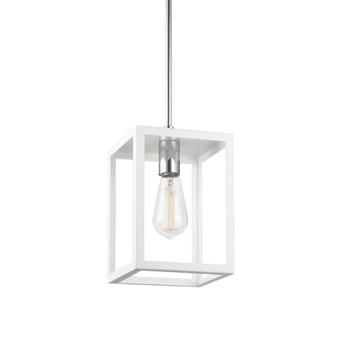 Matteo Flare 1-Light Pendant Light In White Matteo Flare 1-Light Pendant Light In White
