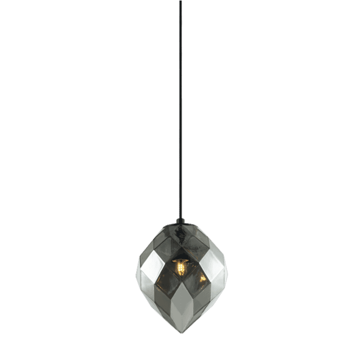 Matteo Gemma 1-Light Pendant Light In Smoke Matteo Gemma 1-Light Pendant Light In Smoke
