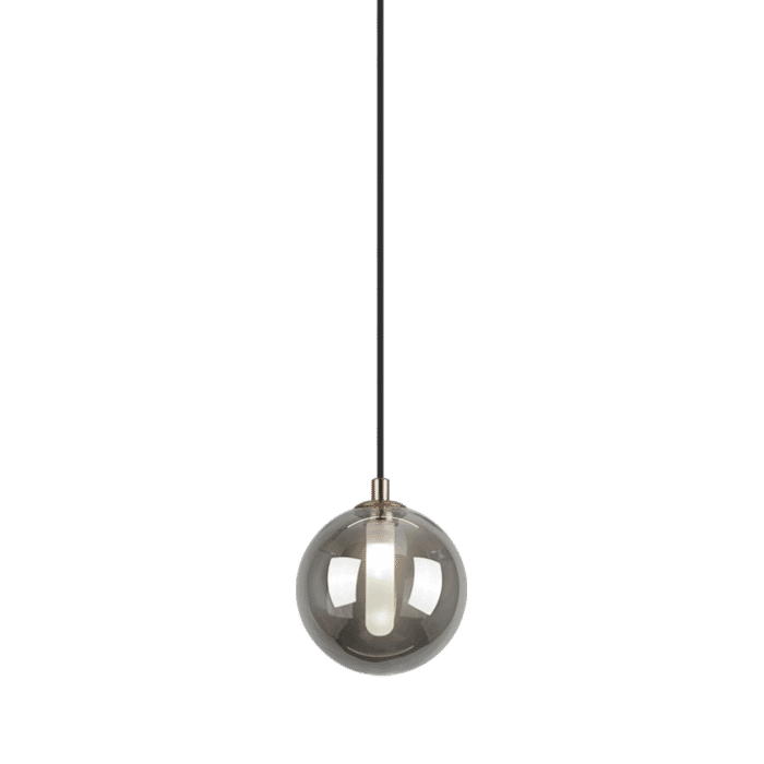 Matteo Magma 1-Light Pendant Light In Smoke Matteo Magma 1-Light Pendant Light In Smoke