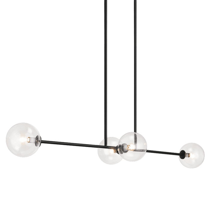 Matteo Novo 4-Light Pendant Light In Black Matteo Novo 4-Light Pendant Light In Black