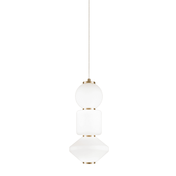 Matteo Dango 1-Light Pendant Light In Oxidized Gold Matteo Dango 1-Light Pendant Light In Oxidized Gold