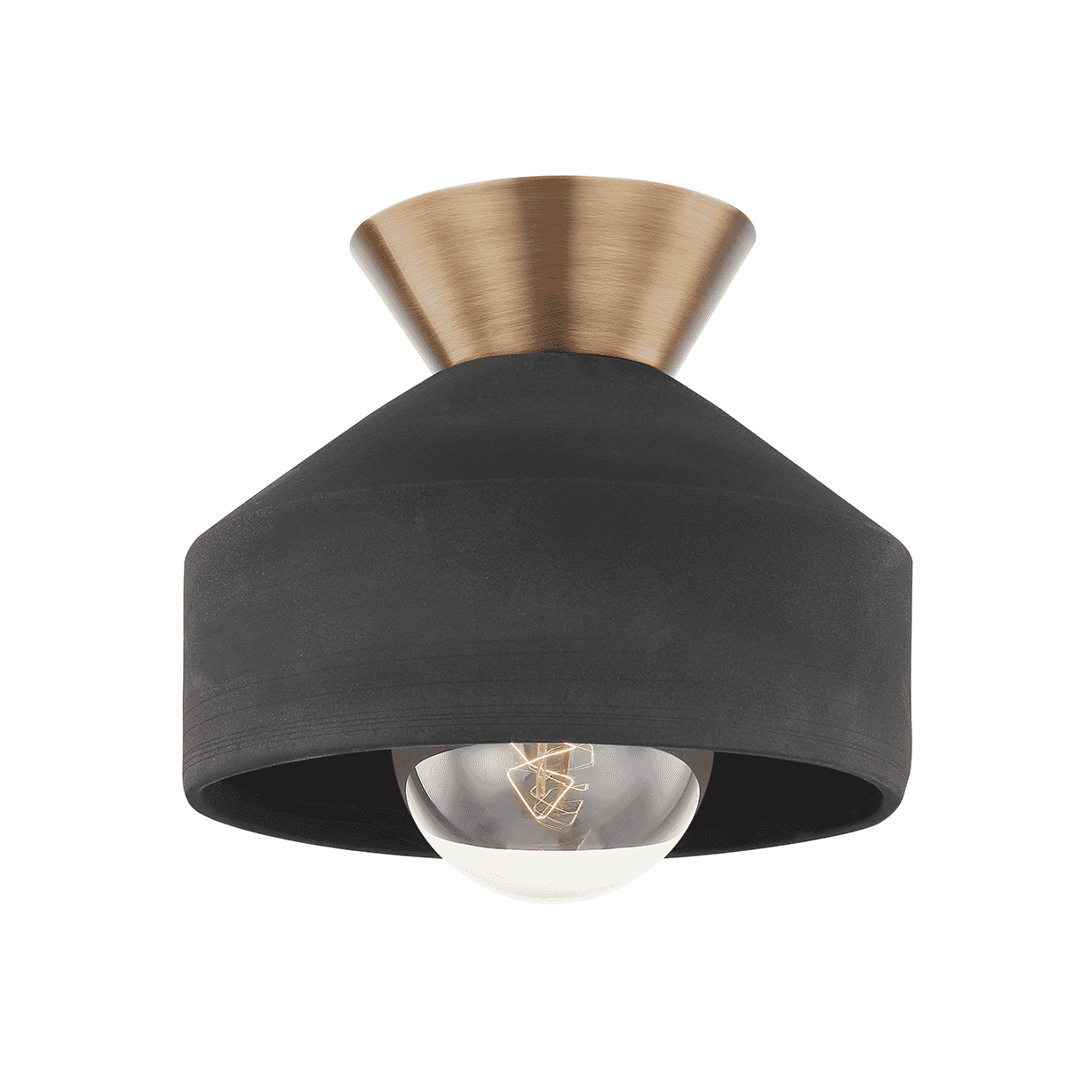 Covina 1-Light Flus… - image
