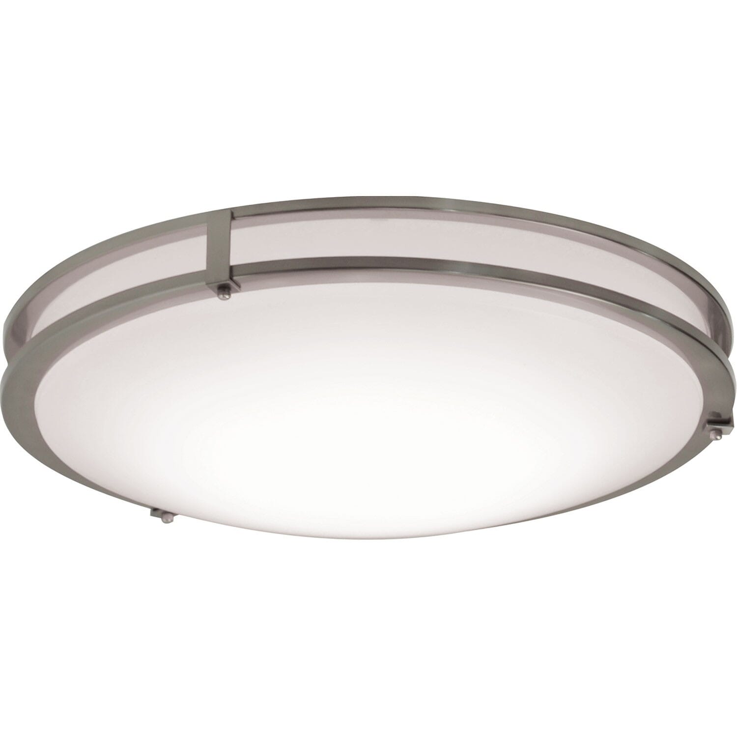 Carlisle LED Flush Mount in Satin Nickel