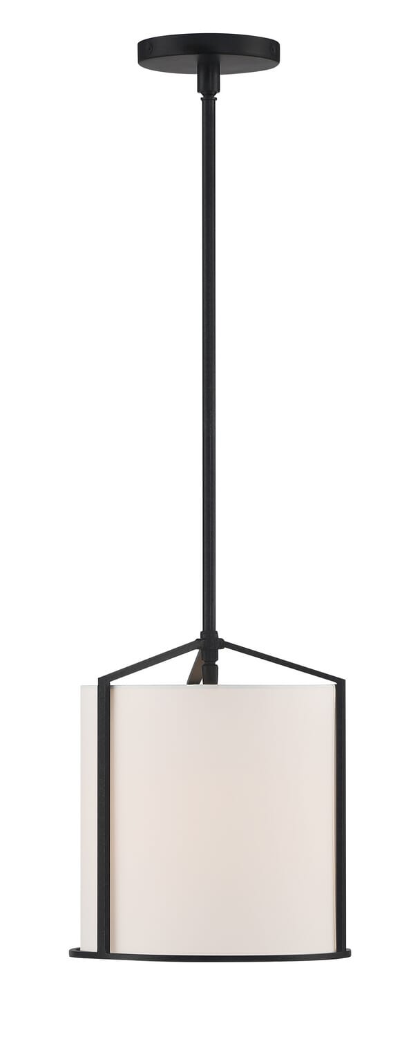 Carlyn 1-Light Pendant in Black