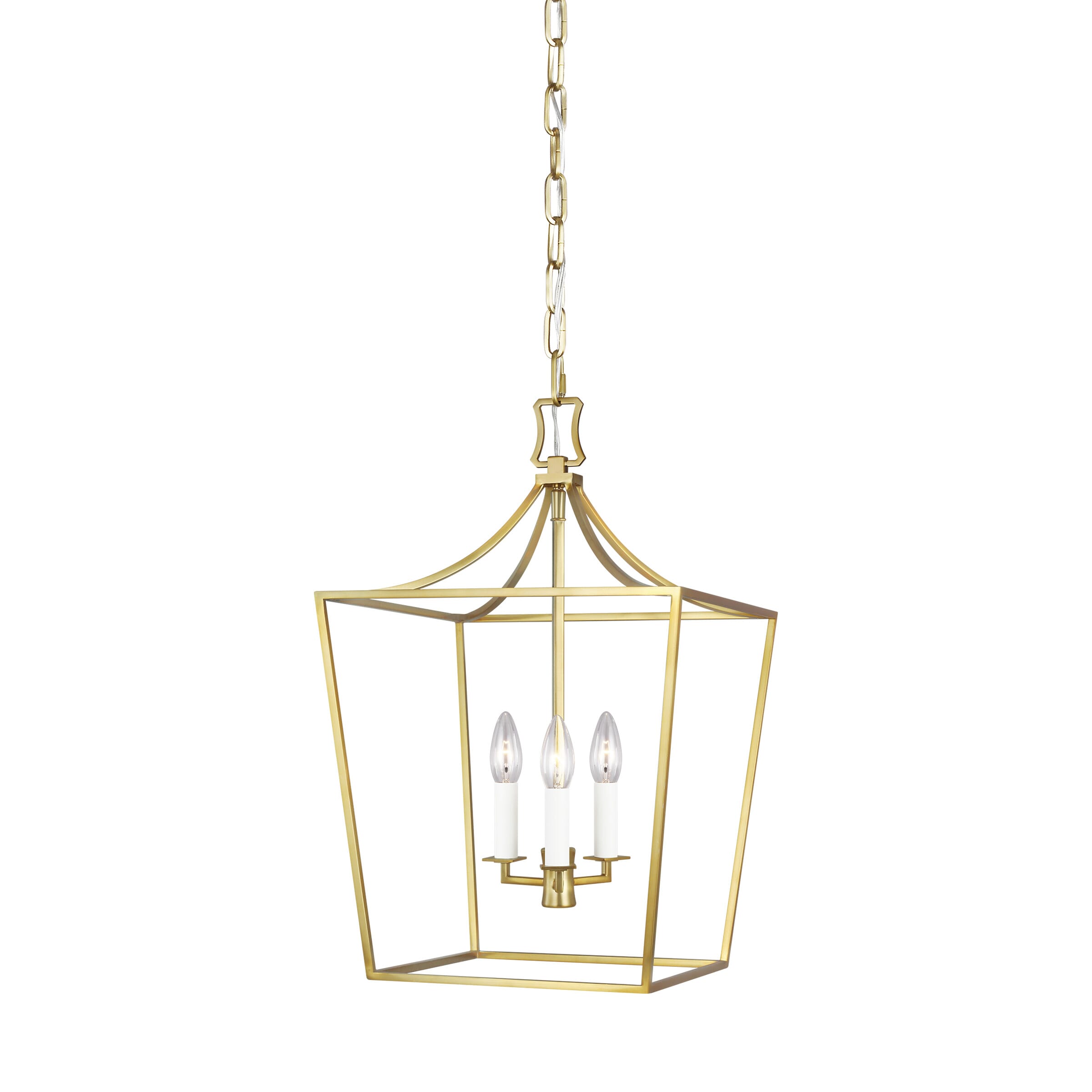 Generation Lighting Southold 3-Light Chandelier in Burnished Brass by Chapman & Myers