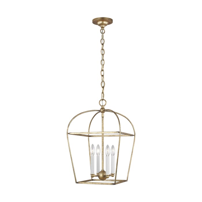 Generation Lighting Stonington 4-Light Chandelier in Antique Gild by Chapman & Myers Generation Lighting Stonington 4-Light Chandelier in Antique Gild by Chapman & Myers