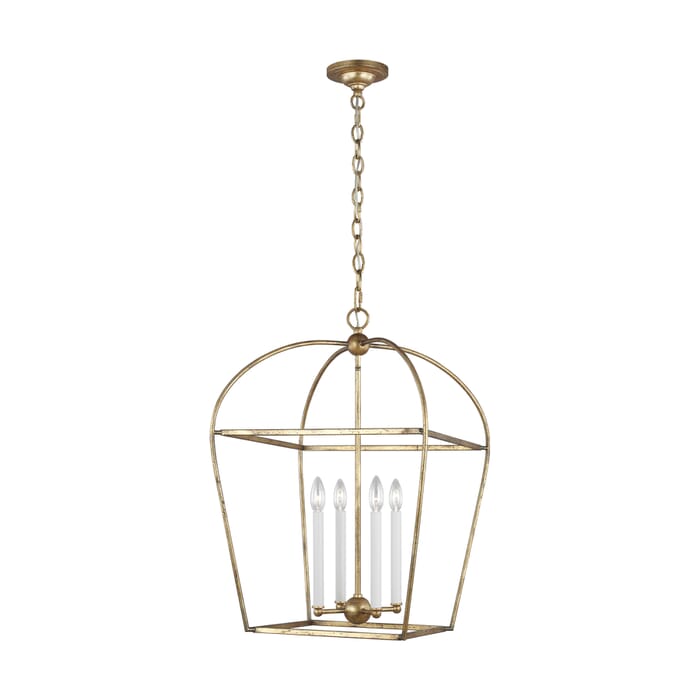Generation Lighting Stonington 4-Light Chandelier in Antique Gild by Chapman & Myers Generation Lighting Stonington 4-Light Chandelier in Antique Gild by Chapman & Myers