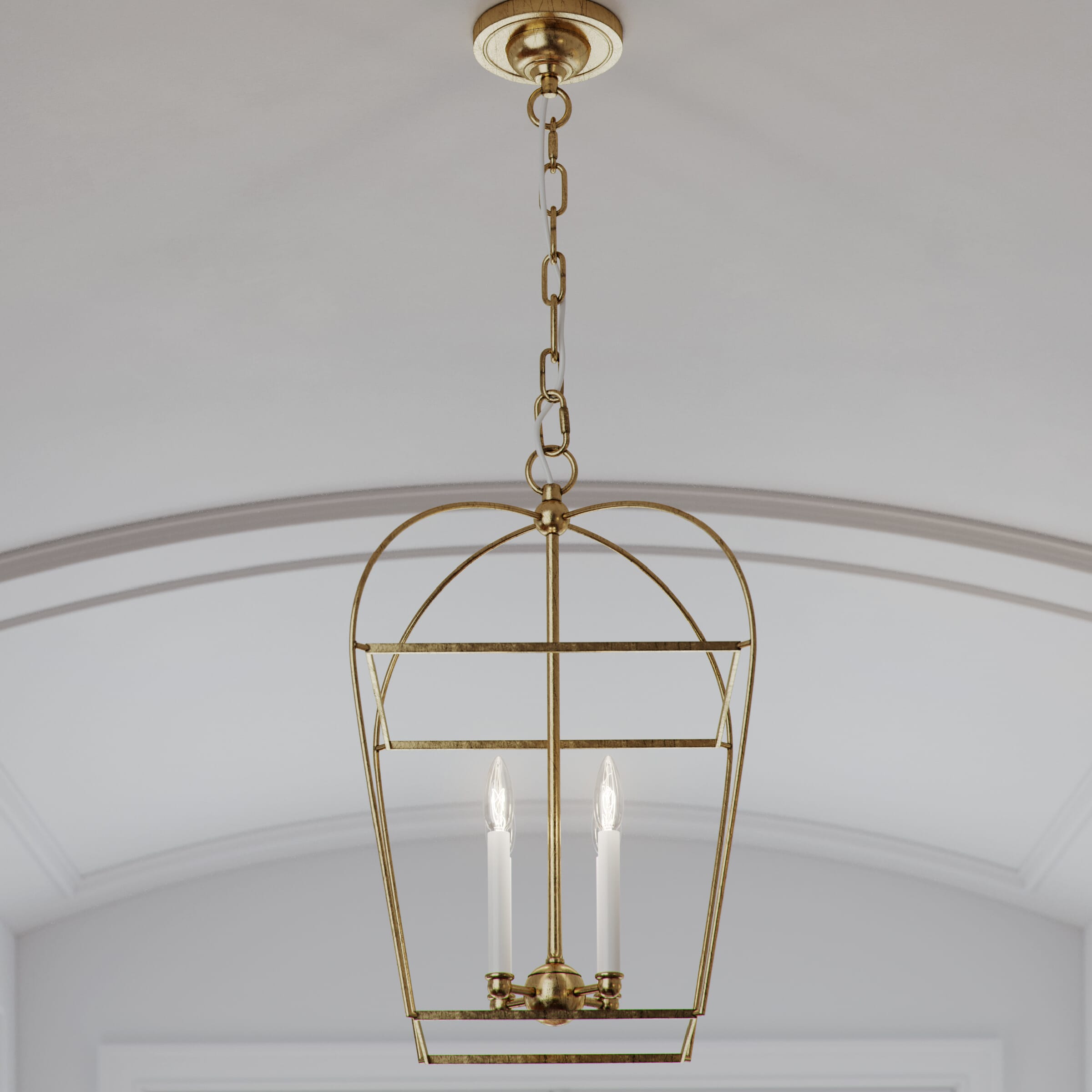 Stonington 4 Light Chandelier in Antique Gild by Chapman Myers