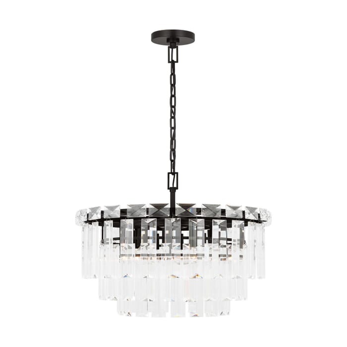 Arden 10-Light Chandelier in Aged Iron Arden 10-Light Chandelier in Aged Iron