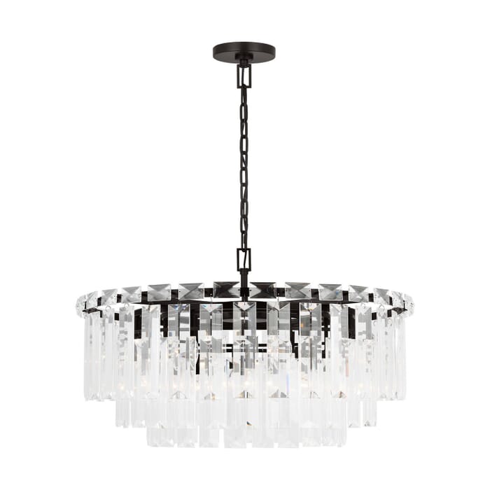 Arden 16-Light 16 Light Chandelier in Aged Iron Arden 16-Light 16 Light Chandelier in Aged Iron