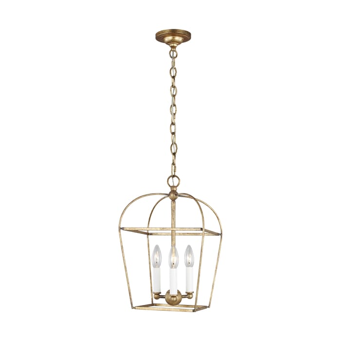 Generation Lighting Stonington 3-Light Chandelier in Antique Gild by Chapman & Myers Generation Lighting Stonington 3-Light Chandelier in Antique Gild by Chapman & Myers
