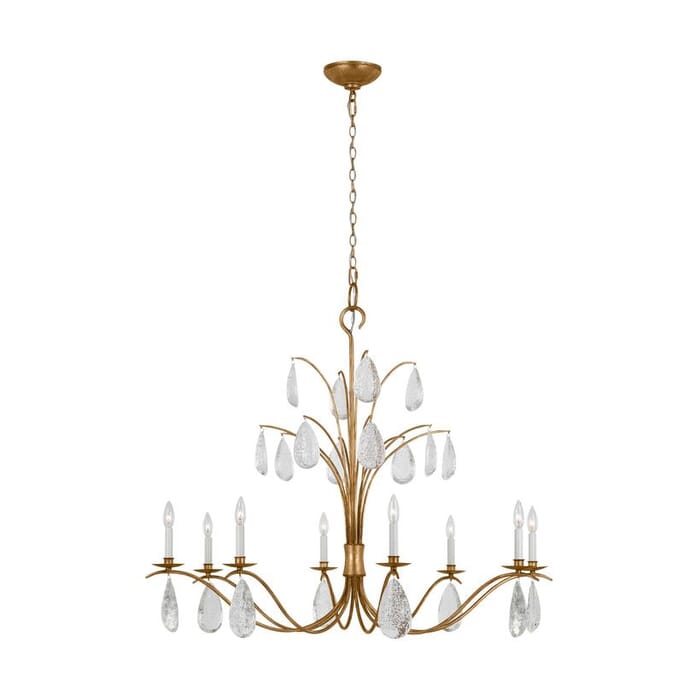 Generation Lighting Shannon 8-Light Chandelier in Antique Gild by Chapman & Myers Generation Lighting Shannon 8-Light Chandelier in Antique Gild by Chapman & Myers