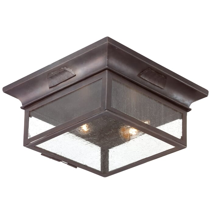 Troy Newton 2-Light 13" Ceiling Light in Old Bronze Troy Newton 2-Light 13" Ceiling Light in Old Bronze