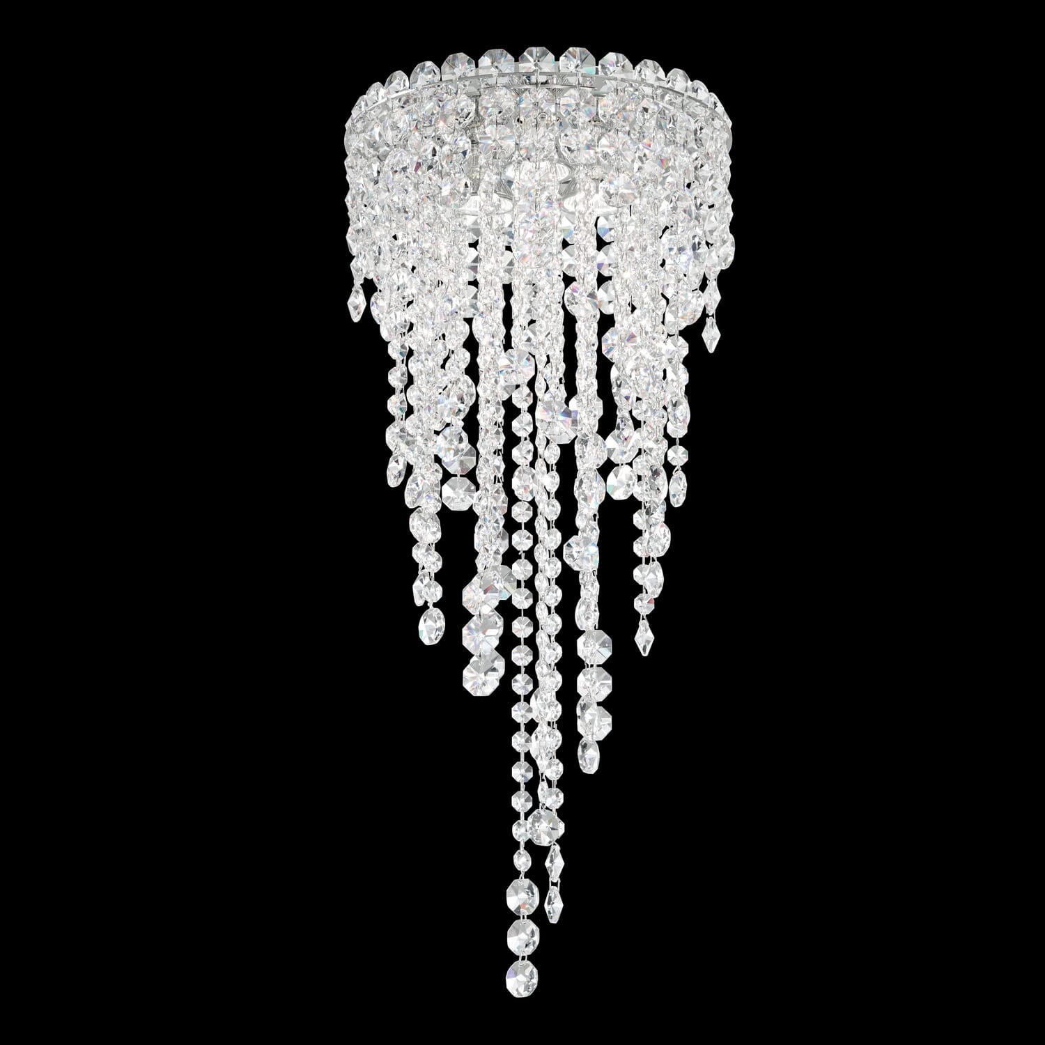 Chantant 3-Light Flush Mount Ceiling Light in Stainless Steel