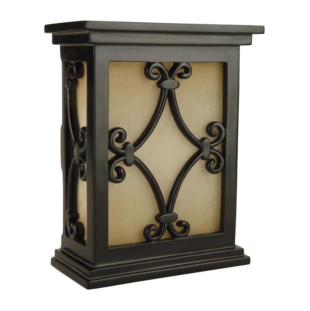 Teiber Hand-Carved Scroll Design Door Chime in Black -  Craftmade, CH1515-BK