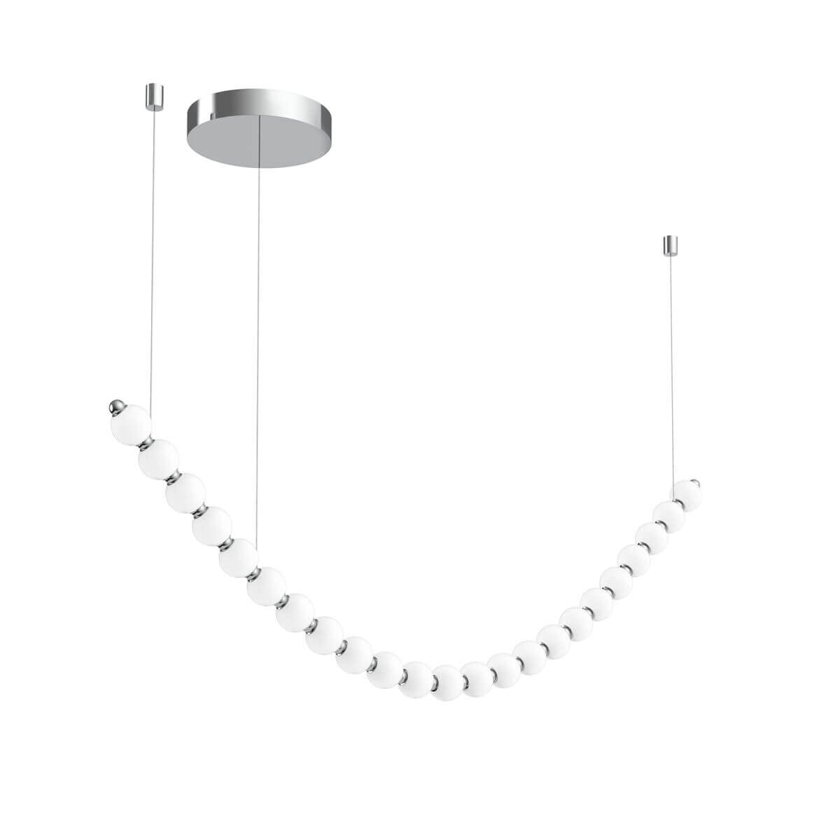 Alora Akoya Chandelier in Chrome