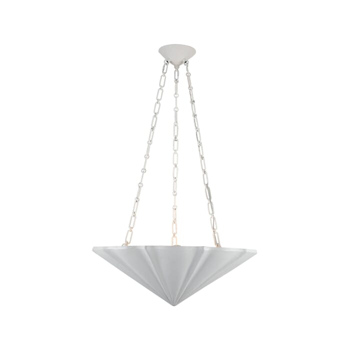 Martine 3-Light Chandelier in Antique White Martine 3-Light Chandelier in Antique White
