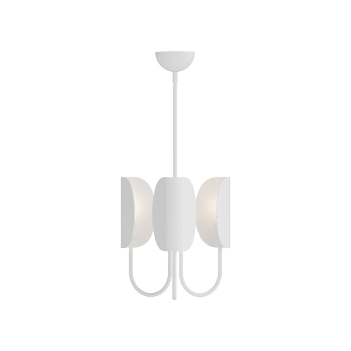 Seno 3-Light Chandelier in White Seno 3-Light Chandelier in White