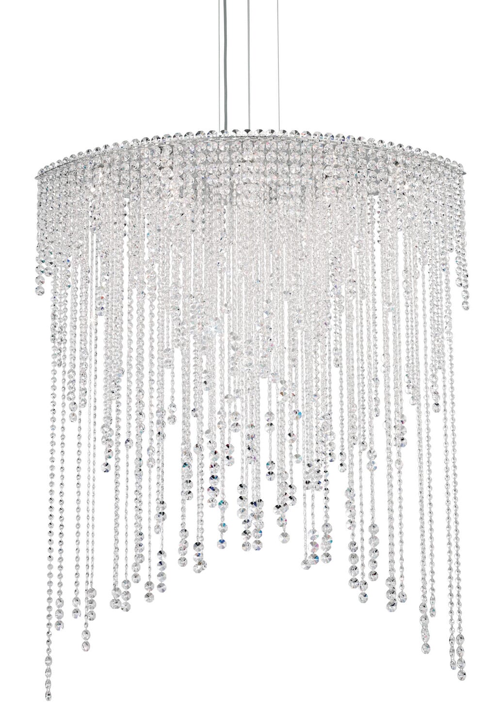 Chantant 8-Light Pendant in Stainless Steel