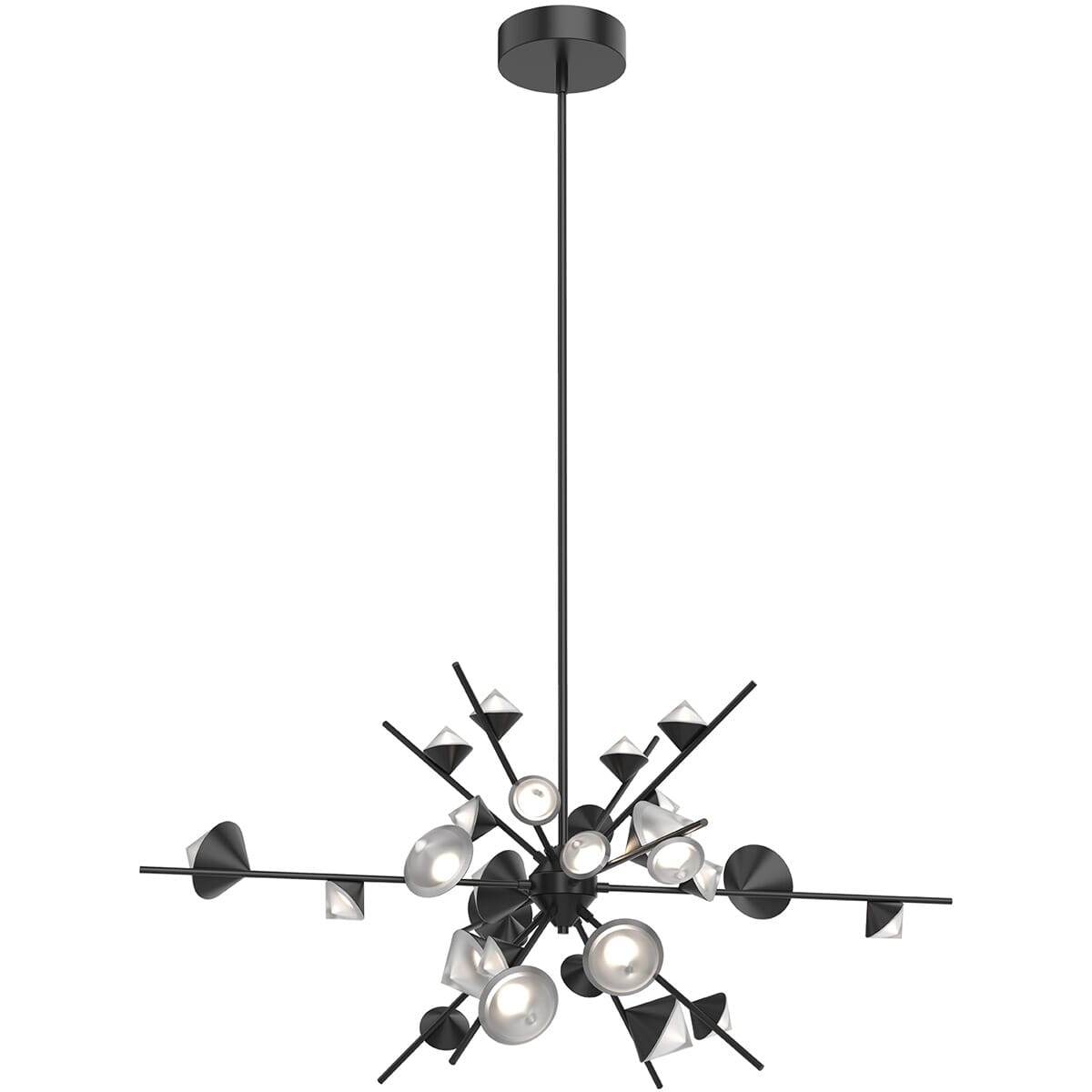 Kuzco Geode Chandelier in Black