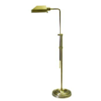 House of Troy Coach Antique Brass Pharmacy Floor Lamp