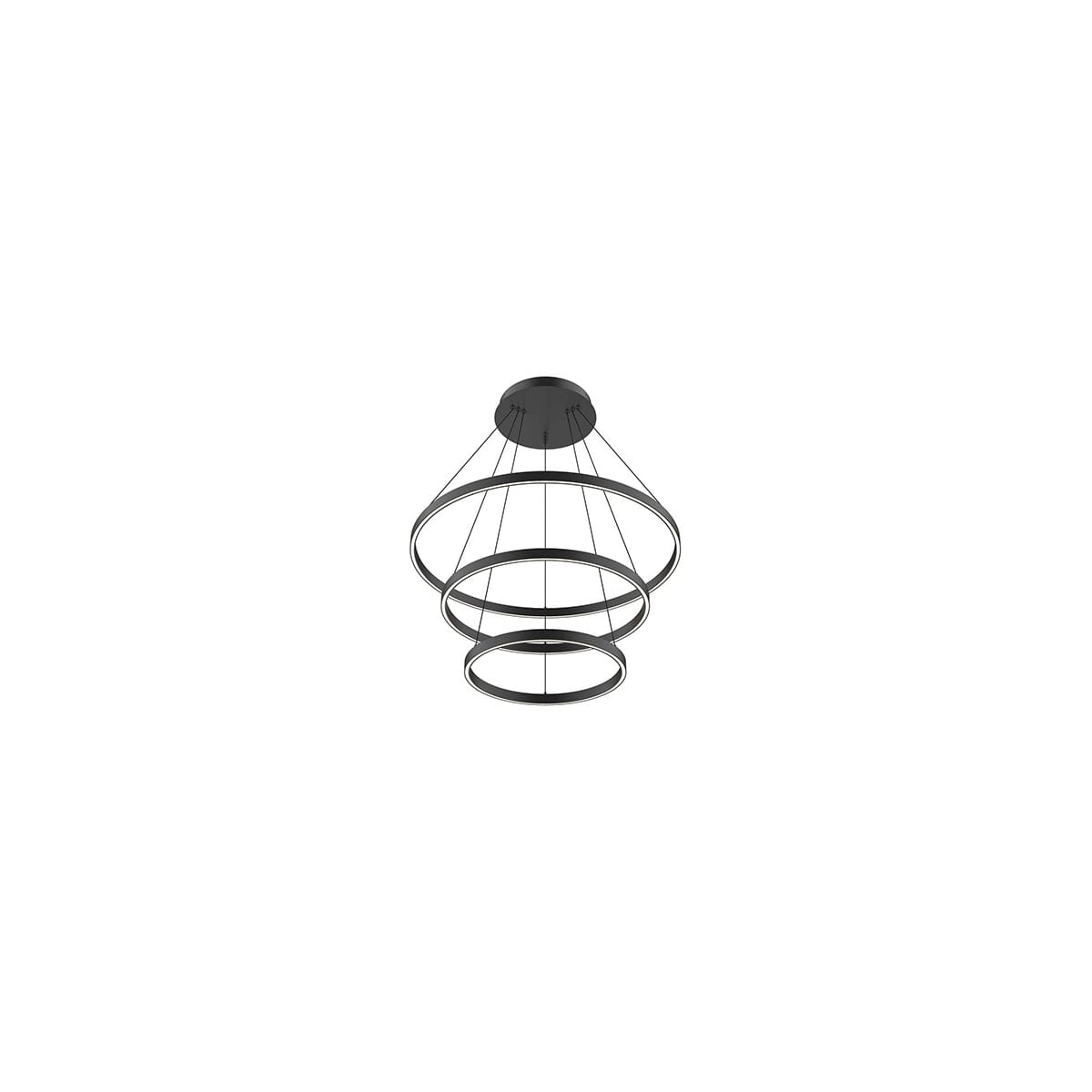 Kuzco Cerchio Chandelier in Black