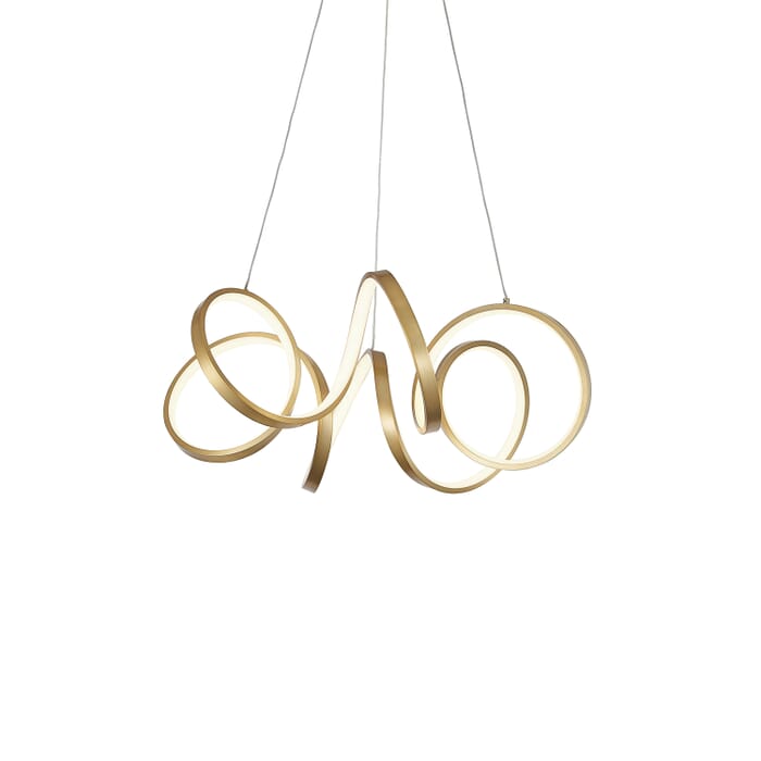 Kuzco Synergy LED Contemporary Chandelier in Brass Kuzco Synergy LED Contemporary Chandelier in Brass