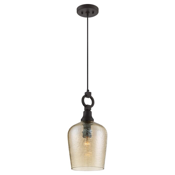 Quoizel Kendrick 9" Pendant Light in Western Bronze Quoizel Kendrick 9" Pendant Light in Western Bronze