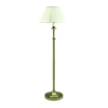 House of Troy Club Floor Lamp in Antique Brass Finish