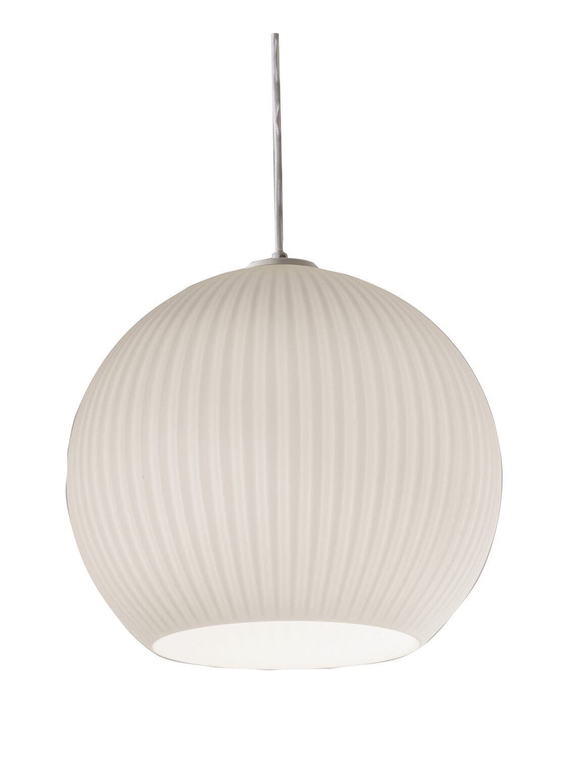 Cleo 1-Light Pendant in White