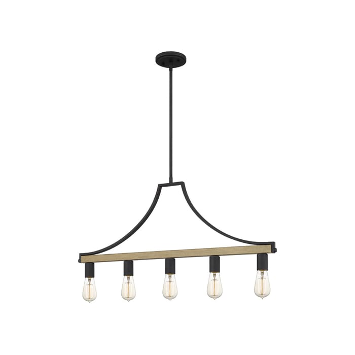 Quoizel Colombes 5-Light Chandelier in Grey Ash Quoizel Colombes 5-Light Chandelier in Grey Ash