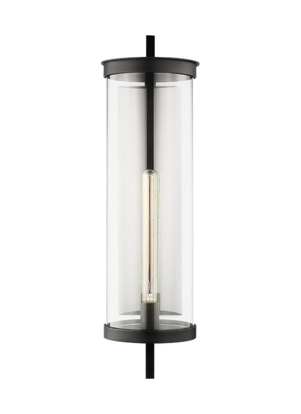 Generation Lighting Eastham Outdoor Wall Light in Textured Black by Chapman & Myers
