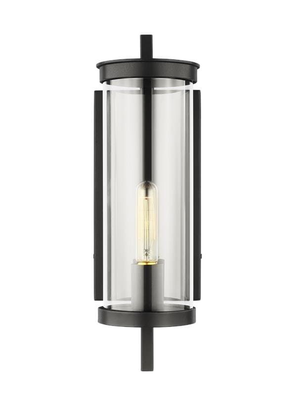 Generation Lighting Eastham Outdoor Wall Light in Textured Black by Chapman & Myers