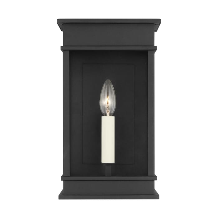 Cupertino 1-Light Outdoor Wall Sconce in Textured Black Cupertino 1-Light Outdoor Wall Sconce in Textured Black