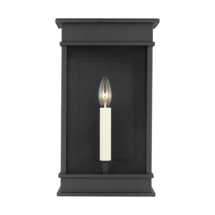 Cupertino 1-Light Outdoor Wall Sconce in Textured Black Cupertino 1-Light Outdoor Wall Sconce in Textured Black