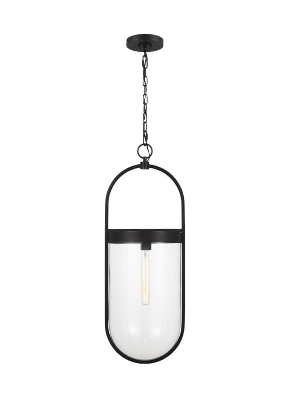 Generation Lighting Blaine Pendant Light in Aged Iron by Chapman & Myers