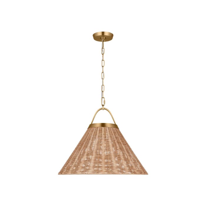 Whitby 1-Light Pendant in Burnished Brass Whitby 1-Light Pendant in Burnished Brass